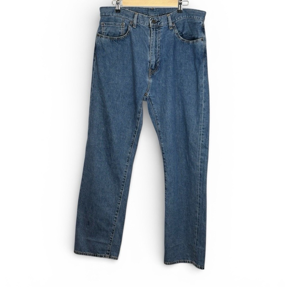 Levi Strauss Premium 501 Mens Jeans W36 L30 Blue Cotton Straight Fit